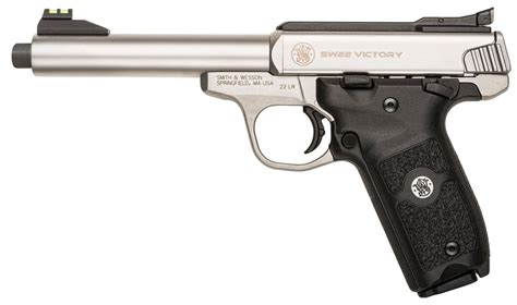 Smith & Wesson SW22 Victory 22LR Rimfire Pistol with Threaded Barrel ...