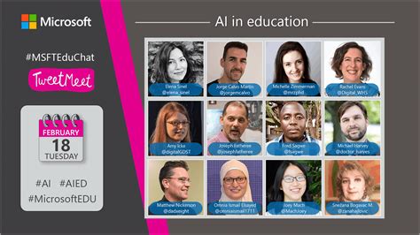 AI in education – #MSFTEduChat TweetMeet on February 18 | Microsoft EDU