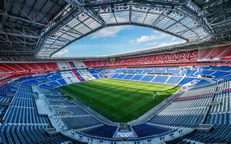 Download imagens Parque, O Olympique Lyonnais, Lyon, estádio de futebol ...