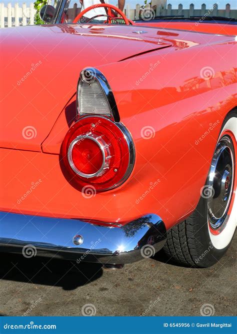 Red Convertible Vintage Car Stock Photo - Image of shiny, tire: 6545956