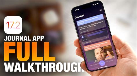 Apple's NEW Journal App - Full Walkthrough in iOS 17.2 - YouTube