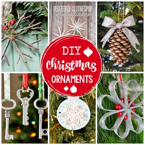 25 DIY Christmas Ornaments to Make This Year - Crazy Little Projects