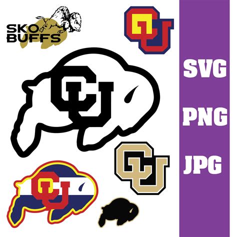 CU buffs svg buffaloes cu buffs svg cu svg colorado | Etsy