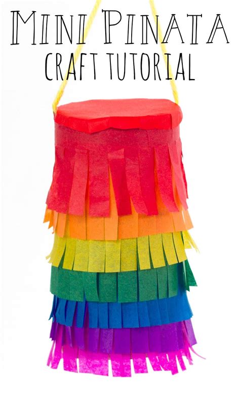 How To Make a Mini Rainbow Piñata — Doodle and Stitch | Around the ...