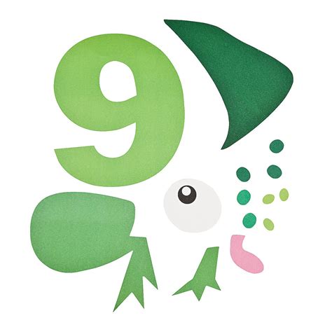 number 9 pieces | Preschool number crafts, Alphabet crafts preschool, Numbers preschool