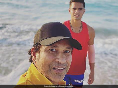 Sachin Tendulkar Posts Beach-Side Photo With Arjun Tendulkar | Cricket News