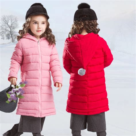 new kids winter coats childrens winter clothes warm long coat for girls toddler girl trench wear ...