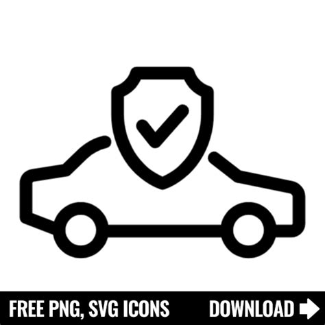 Free Car Insurance SVG, PNG Icon, Symbol. Download Image.