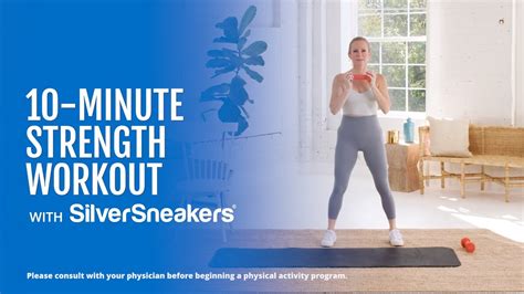 10 Minute Strength Workout for Seniors | SilverSneakers - YouTube