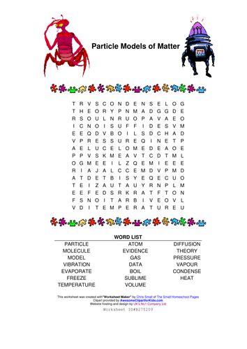 KS3 Science Wordsearch Printable Worksheet by jeffrost - Teaching Resources - Tes