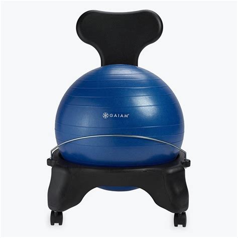 Classic Balance Yoga Ergonomic Ball Chair for Office | SitHealthier ...