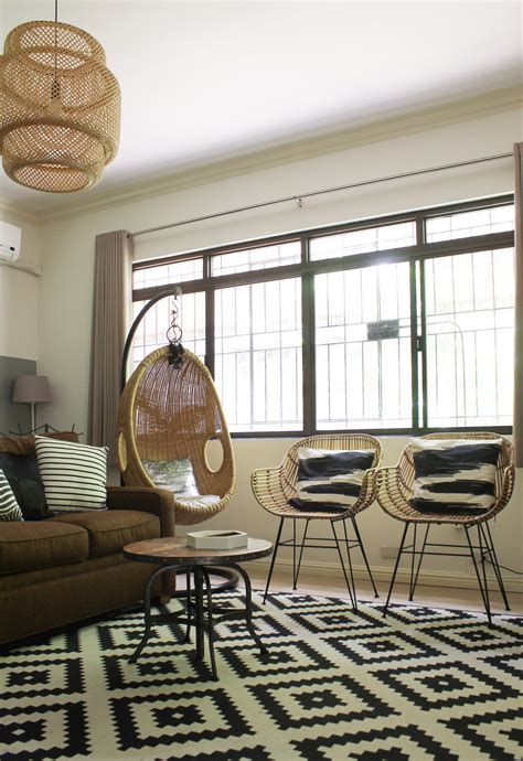 Family Room With Rattan Chairs ☆ Manila Philippines | Chuzai Living