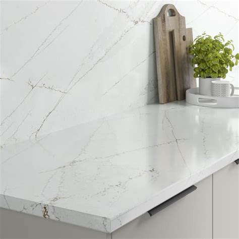 Silestone Quartz Countertops, Silestone Kitchen, White Kitchen Countertops, Kitchen Backsplash ...