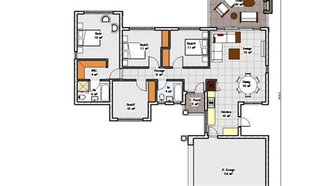 Four Bedroom House Plans Drawing For 189sqm Nethouseplansnethouseplans