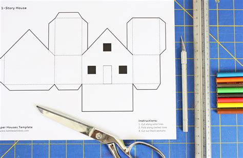 Design for Kids: Paper Houses - Babble Dabble Do