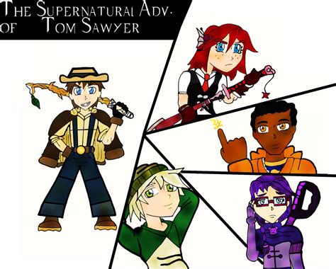 Tom Sawyer Character Lineup (WIP) by KyleGodpeed on DeviantArt