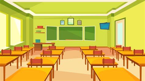 Empty classroom with blackboard 2437174 Vector Art at Vecteezy