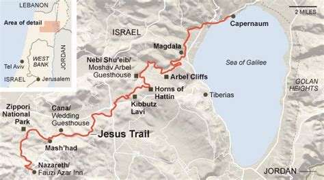 Jesus Trail map | Jesus, Trail, Map