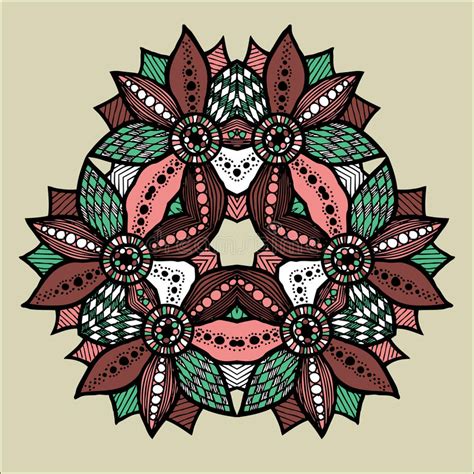 Symmetry pattern 03 vector illustration | Illustration, Vector illustration, Pattern