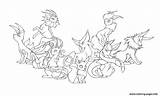 Pokemon Eevee Evolutions Mega Coloring Page Printable sketch template