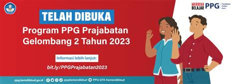 PENDAFTARAN PPG PRAJABATAN GELOMBANG 2 TAHUN 2023 – PPG UNJ