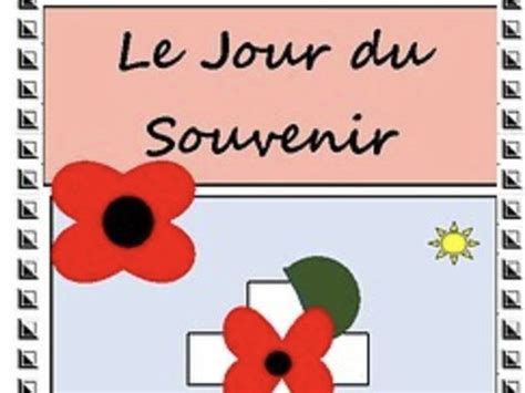 Le Jour du Souvenir | Teaching Resources