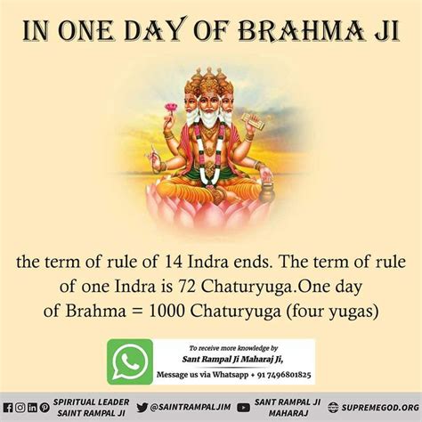 IN ONE DAY OF BRAHMA JI | Believe in god quotes, Brahma, Spiritual quotes god