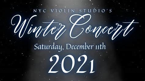 NYC Violin Studio, Live-Streamed