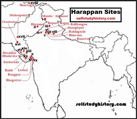 Harappa City Map