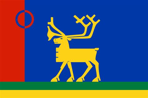 Sami flag in the style of California : r/SaamiPeople