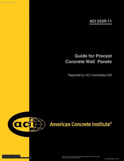 (PDF) Guide for Precast Concrete Wall Panels · 2020. 5. 12. · ning, designing, fabrication, and ...