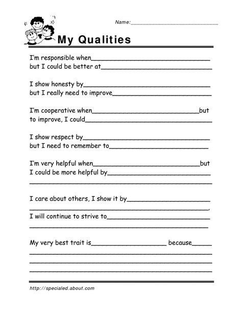 Free Printable Coping Skills Worksheets - Free Printable A To Z