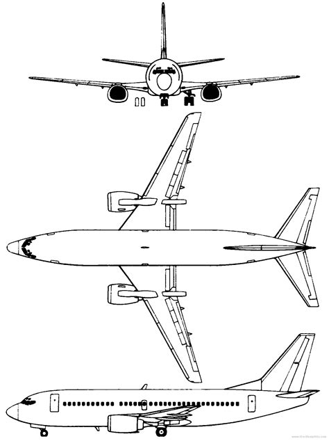 The-Blueprints.com - Blueprints > Modern airplanes > Boeing > Boeing ...