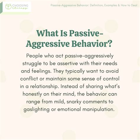 What Does Passive-Aggressive Mean?