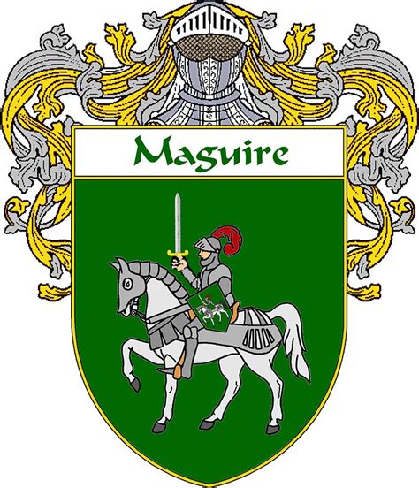 "Maguire Coat of Arms/Family Crest" Stickers by William Martin | Redbubble