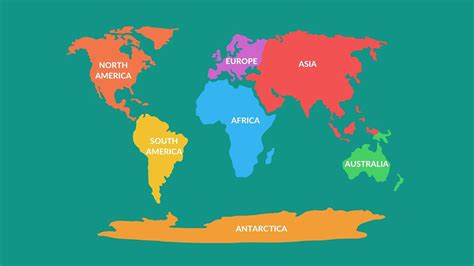 Continents And Oceans Facts For Kids