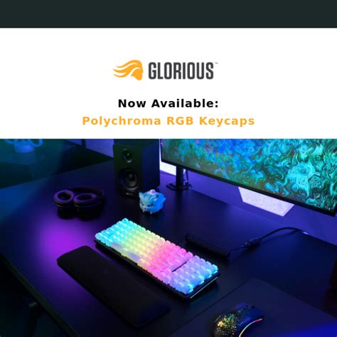 All-new: Polychroma RGB Keycaps 🌈 - Glorious Gaming