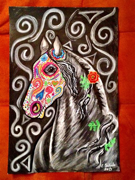 Day of the dead horse | Art | Pinterest | Horses, The o'jays and Day of ...