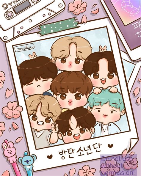 Bts Drawings, Kawaii Drawings, Fanart Bts, Bts Wallpaper Lyrics, Dibujos Cute, Bts Fans, Kawaii ...