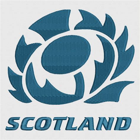 Scotland Rugby Team Logo Embroidery Design 4x4 and - Etsy