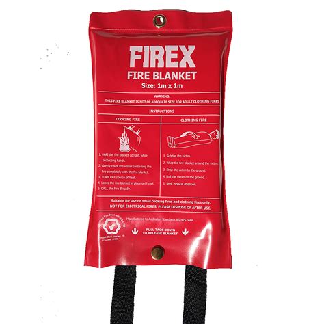 Fire Blanket 1mtr x 1mtr - Fire Blanket - Workplace Safety - WA Safety | Workwear | Work Boots ...