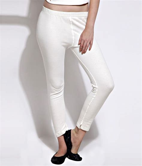 Buy Macrowoman white thermal Leggings Online at Best Prices in India ...