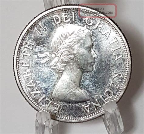 1964 Canada Uncirculated Silver 50 Cent Coin - 800 Silver