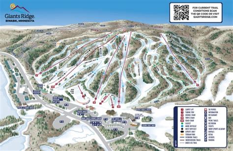 Giants Ridge Ski Trail Map, Free Download