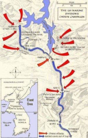 Chosin Reservoir in Korean War