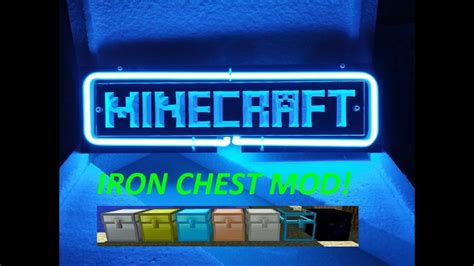 MINECRAFT IRON CHEST MOD SHOWCASE!!! w/ OmiMC - YouTube