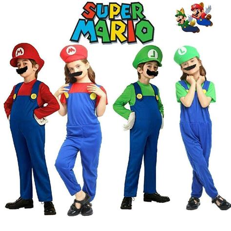 Mario Luigi Wario Waluigi Costumes