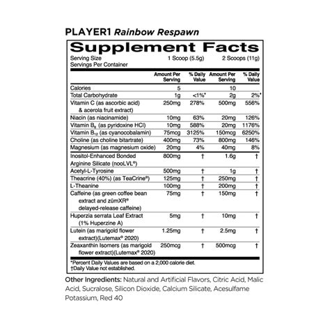 Rule 1 Player 1 Gaming Performance Booster - Protein Superstore ...