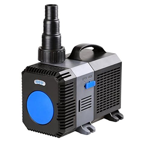 Trupow 3170GPH Flow Frequency Electric Inline Garden Submersible Pond ...