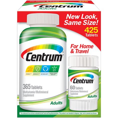 Buy Centrum Adult Multivitamins, Multivitamin/Multimineral Supplement with Antioxidants, Zinc ...